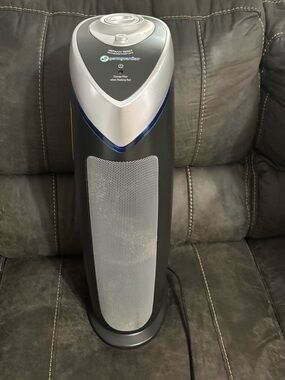 Tower Air Purifier - Black and Silver